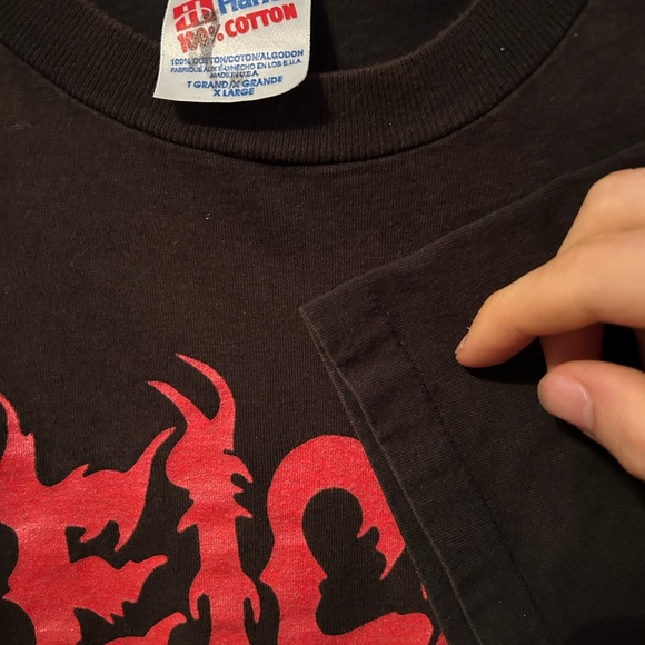 1995 Vintage Decide Behind The Light Death Metal Band Tee - Picture 5 of 6